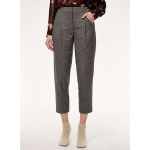 Aritzia Wilfred Chambery Tweed Crop Pants